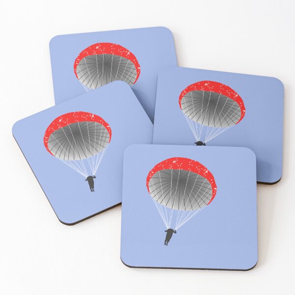 Item preview, Paratrooper with red parachute designed and sold by FabPosters4Less.