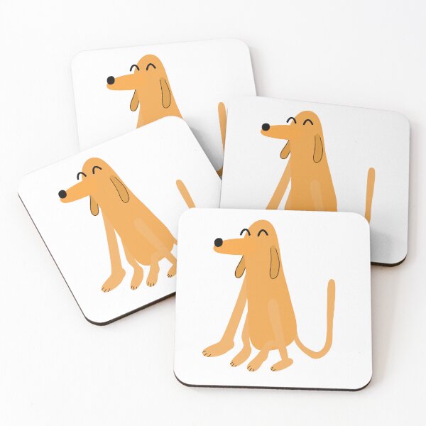 Item preview, Cute happy yellow dog designed and sold by Anton Repetto.