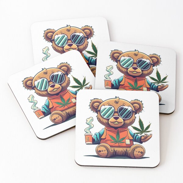 Item preview, Furry Bearbie Bear Arms Get High Funny Colorful Cute Humor Popart Style  designed and sold by ShopSunday.
