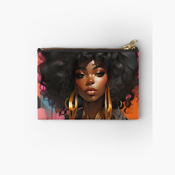 Item preview, Black Woman Harlem Renaissance Contemporary Art designed and sold by AiPixals.