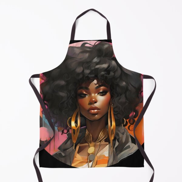 Item preview, Black Woman Harlem Renaissance Contemporary Art designed and sold by AiPixals.