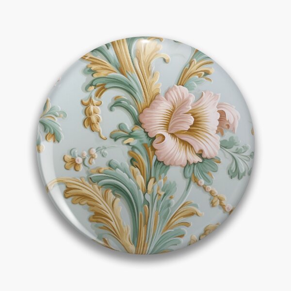 Item preview, "Pink and Gold" - 1950's American House Wallpaper - Classic designed and sold by Paul-05.