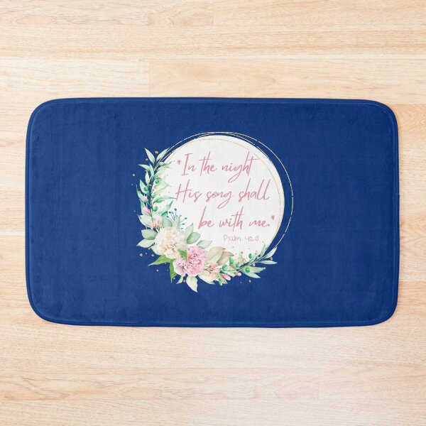 Item preview, In The Night His Song Shall Be With Me KJV Bible Verse designed and sold by A-M-Watson.
