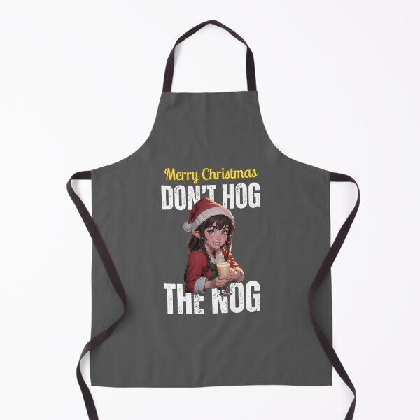 Item preview, Merry Christmas: Do not hog the nog. (eggnog in gray) designed and sold by MtnTopAnime.