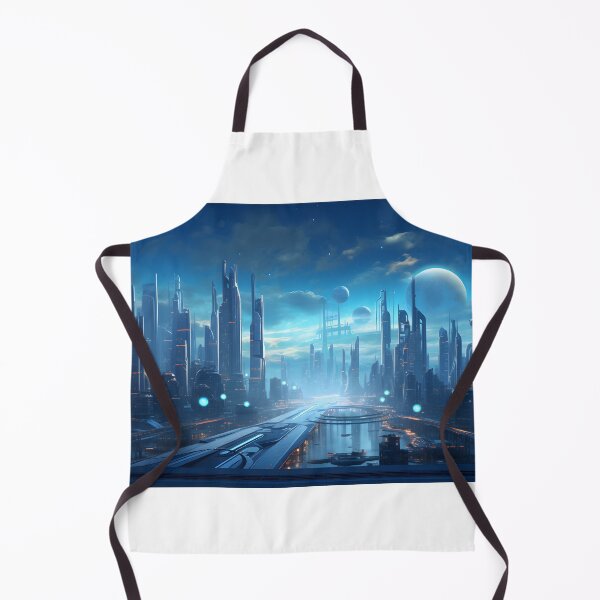 Item preview, Futuristic Cityscape Design designed and sold by Shirtastically.
