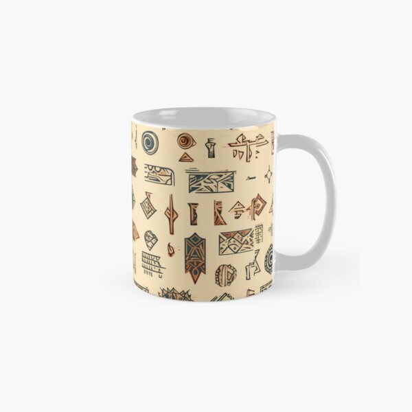 Item preview, Ancient Symbols in Tile Style designed and sold by Ancient World Closet.