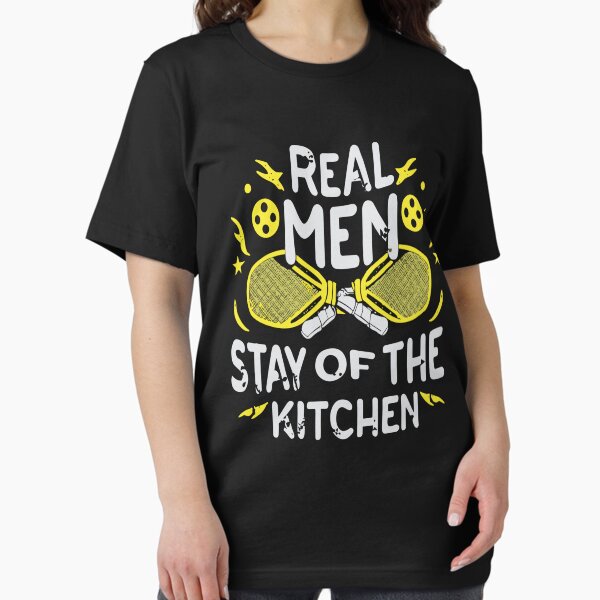 Item preview, Real Men Stay Out of the Kitchen Funny Pickleball Vintage  designed and sold by Pitchou07.