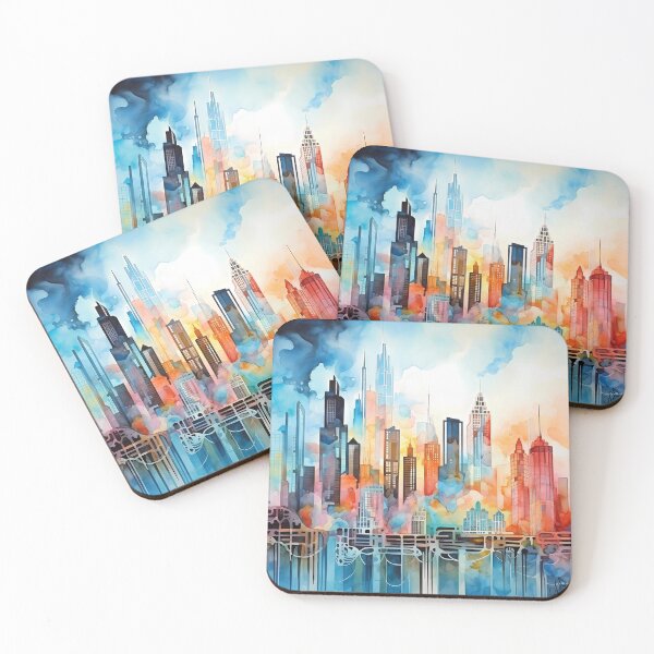 Item preview, "Technicolor Towers" - Rainbow Realty designed and sold by edge-studios.
