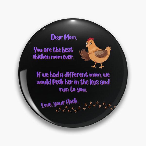 Item preview, Dear Chicken Mom designed and sold by Whytewold Farm Stuff.
