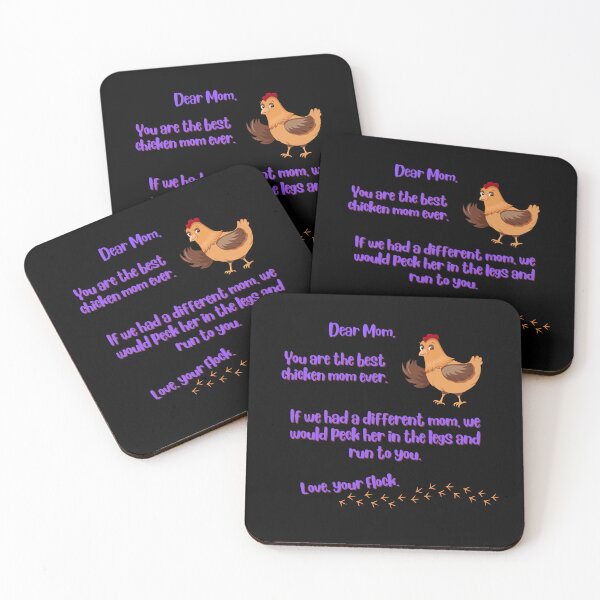 Item preview, Dear Chicken Mom designed and sold by Whytewold Farm Stuff.