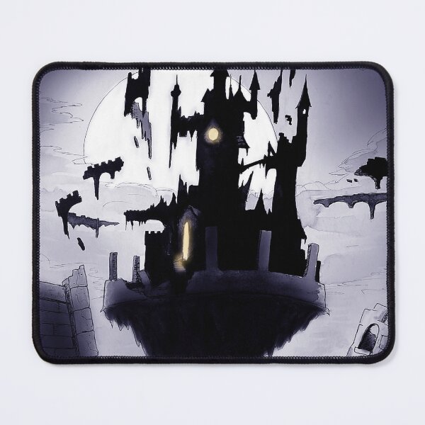 Item preview, Visiting the floating dark castle at night color designed and sold by Rene Trujillo Illustrations.