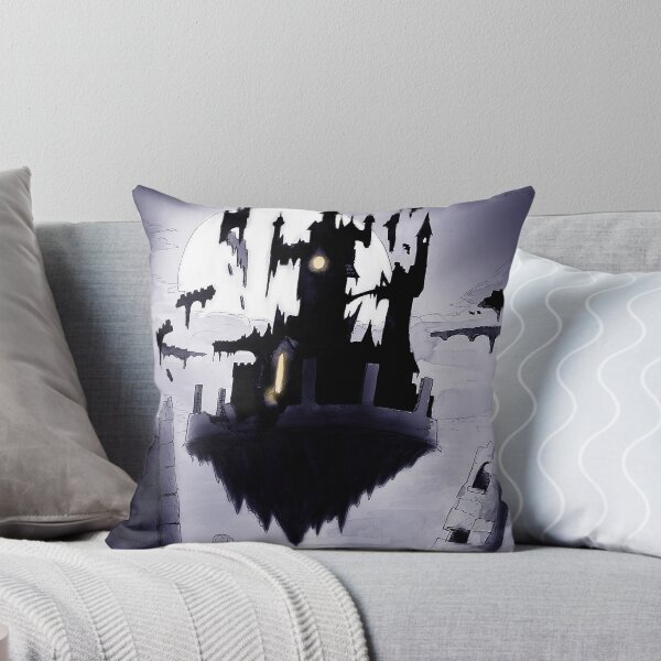 Item preview, Visiting the floating dark castle at night color designed and sold by Rene Trujillo Illustrations.