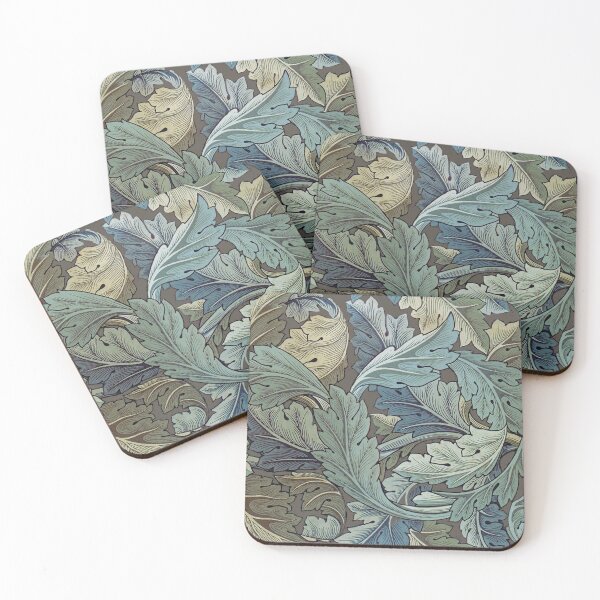 Item preview, William Morris Acanthus Sage Flower Floral Botanical designed and sold by antiqueart.