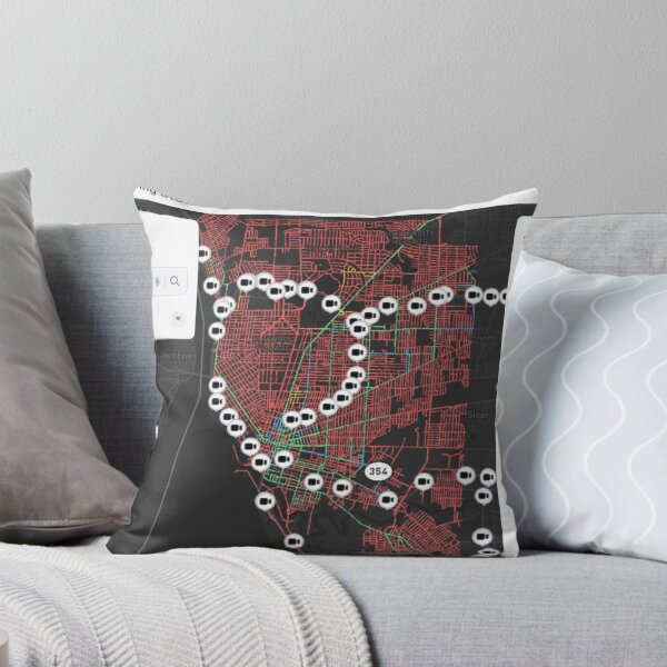 Item preview, Buffalo NY snow map designed and sold by FabPosters4Less.