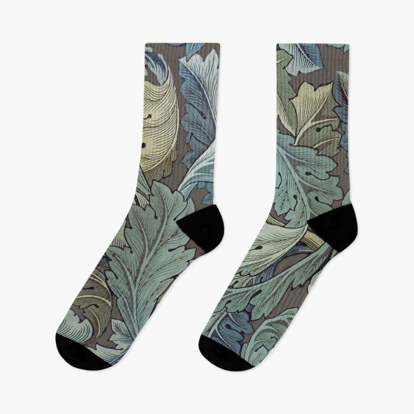 Item preview, William Morris Acanthus Sage Flower Floral Botanical designed and sold by antiqueart.