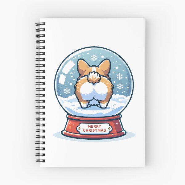 Artikelvorschau, Der freche Gruß des Corgi Claus entworfen und verkauft von EpicPaws.