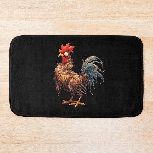 Artikelvorschau, Crazy Rooster, verrückter Hahn, verrücktes Huhn entworfen und verkauft von KalinsAtelier.