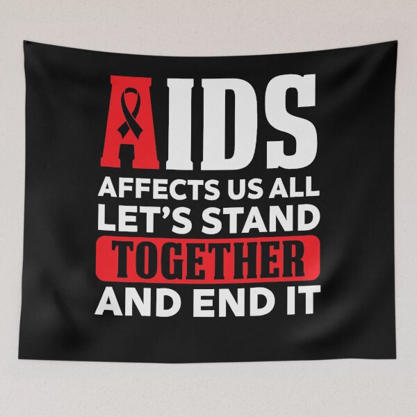 Item preview, Aids Affects Us All Lets Stand Together End It HIV Awareness designed and sold by EagmianPheolea.