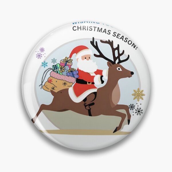 Item preview, "Santa's here, spreading holiday cheer!" designed and sold by Elinn1985.