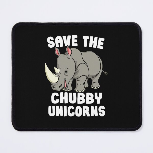 Item preview, save the chubby unicorns funny rhino lover designed and sold by Majesticoo.