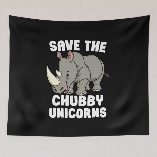 Item preview, save the chubby unicorns funny rhino lover designed and sold by Majesticoo.