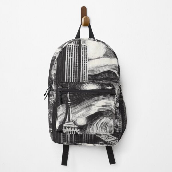 Item preview, Starry New York in Black and White designed and sold by KumaPrintART.