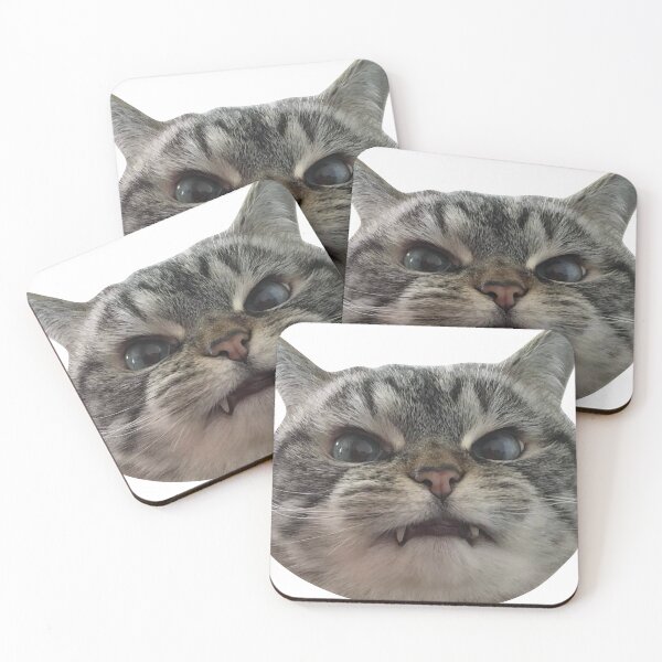 Item preview, cat face meme  designed and sold by DuskTillDown.