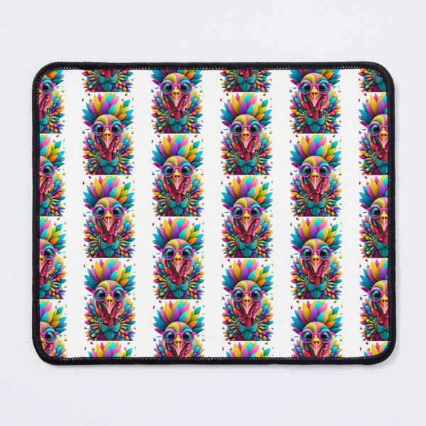 Item preview, Crazy colorful turkey for Thanksgiving designed and sold by ArtFeverShop.