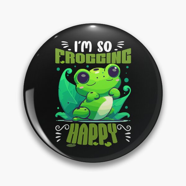 Item preview, I'm so Frogging Happy designed and sold by GalMar.