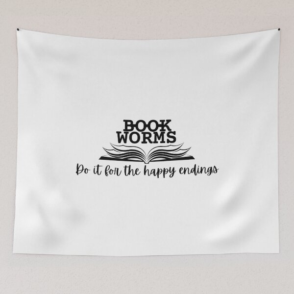 Item preview, Bookworms do it for the happy endings designed and sold by askthebookbug.