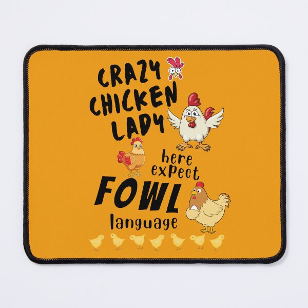 Item preview, Crazy Chicken Lady designed and sold by Whytewold Farm Stuff.