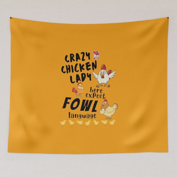 Item preview, Crazy Chicken Lady designed and sold by Whytewold Farm Stuff.