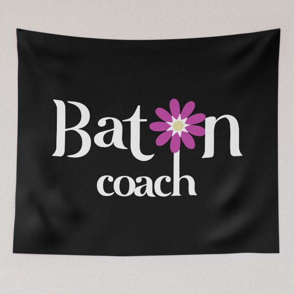Item preview, Floral Baton Coach designed and sold by EmeraldeaArt.