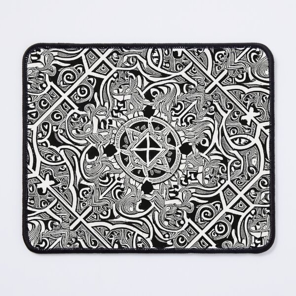 Item preview, Detailed black and white graphic in the style of Celtic knots b diag designed and sold by pASob-dESIGN.