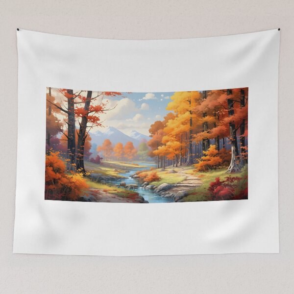 Item preview, Tranquil Autumn Forest designed and sold by Shirtastically.