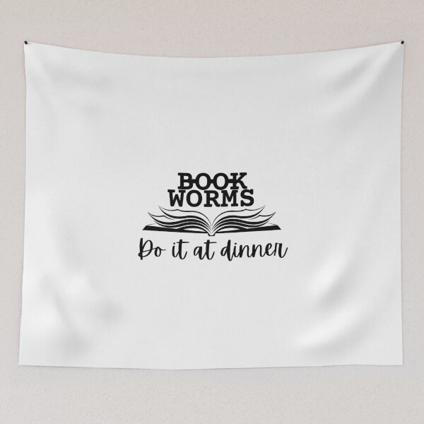 Item preview, Bookworms do it at dinner designed and sold by askthebookbug.