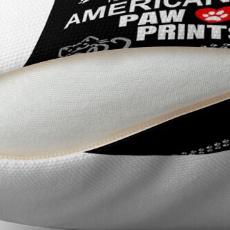 Alternate view of The Road To My Heart Is Paved With American Curl Paw Prints - Gift For Passionate American Curl Cat Owners Throw Pillow