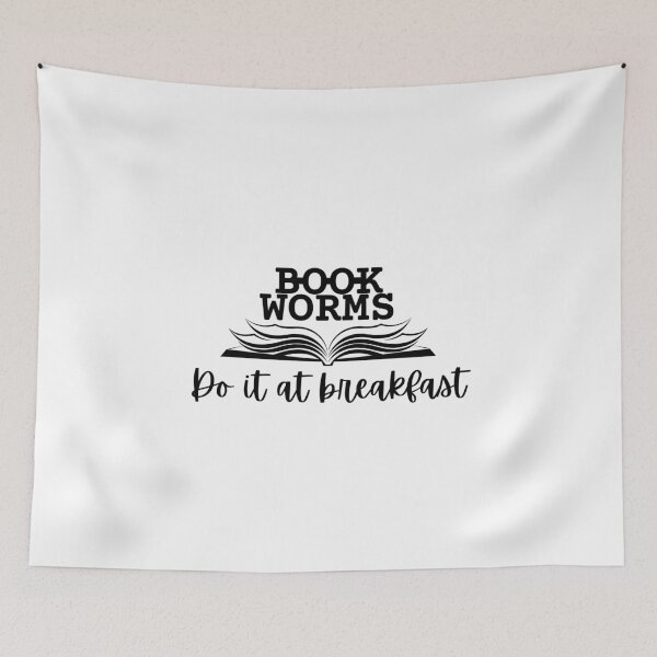 Item preview, Bookworms do it at breakfast designed and sold by askthebookbug.