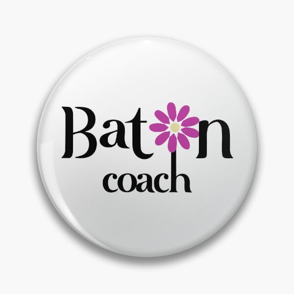 Item preview, Entrenador de bastón floral (negro) designed and sold by EmeraldeaArt.