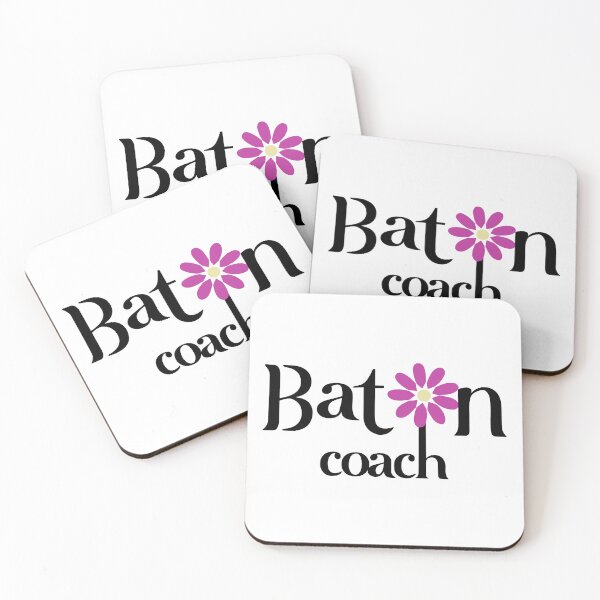Item preview, Floral Baton Coach (black) designed and sold by EmeraldeaArt.