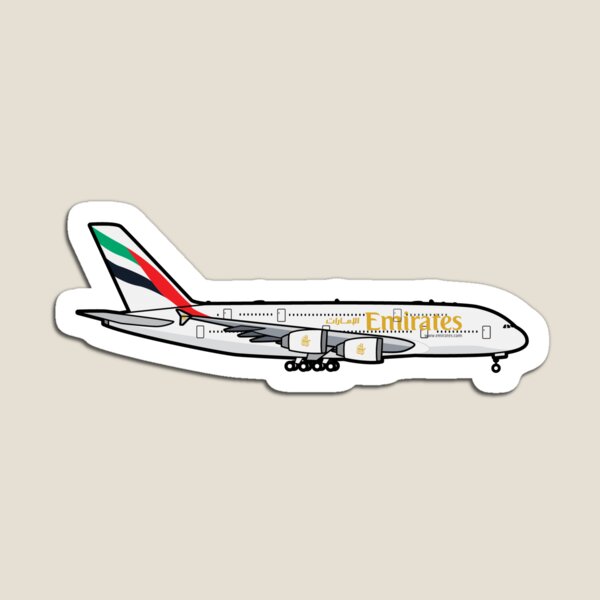 Item preview, Emirates Airbus A380 designed and sold by PilotDecals.
