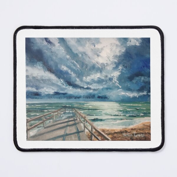 Item preview, Small pier Southend on Sea beach designed and sold by Justin Turney Art.