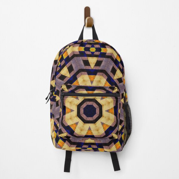 Item preview, Textured purple ivory black blue floral pattern mandala designed and sold by ArtistSunny.