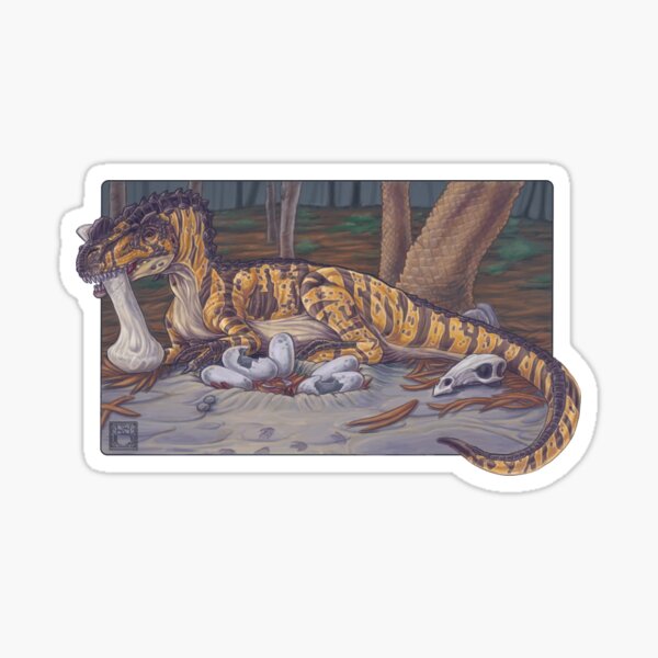Item preview,  The Mother of Horned Lizards designed and sold by CoffeeBlack Illustration.