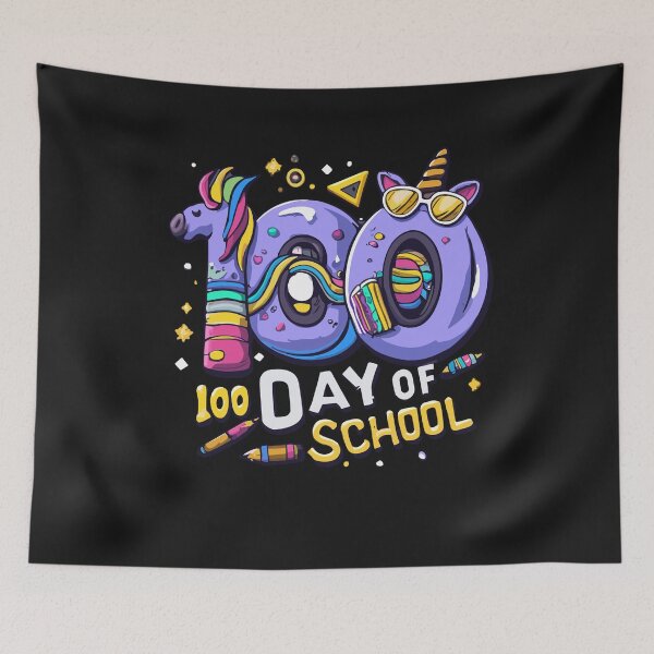 Item preview, 100 Days Of School Shirt Unicorn 100 Days Smarter 100th Day designed and sold by Pitchou07.