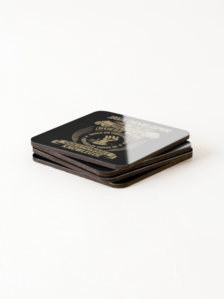 Thumbnail 4 of 5, Coasters (Set of 4), Java Developer designed and sold by MiraclePitts.