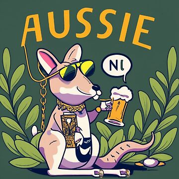 Artwork thumbnail, Kangaroo Aussie by bevanb