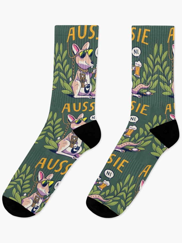 Thumbnail 1 of 5, Socks, Kangaroo Aussie  designed and sold by bevanb.
