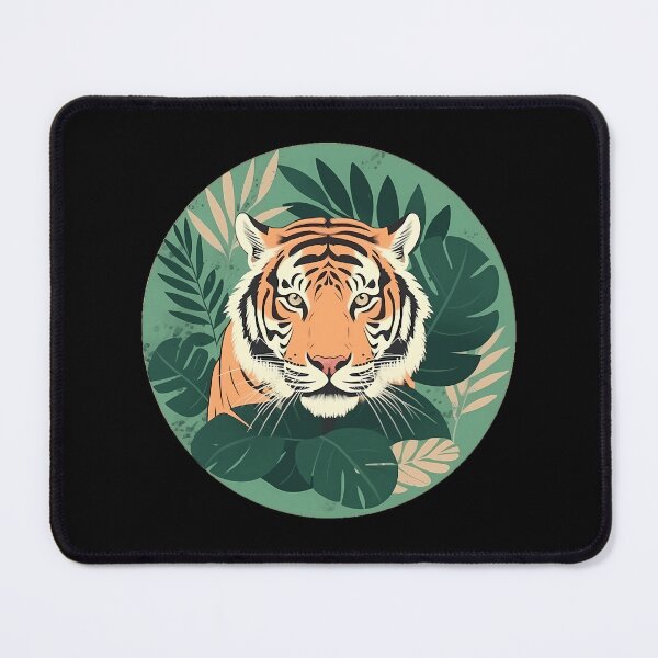 Item preview, Tropical Tiger Circular designed and sold by KD Merch.