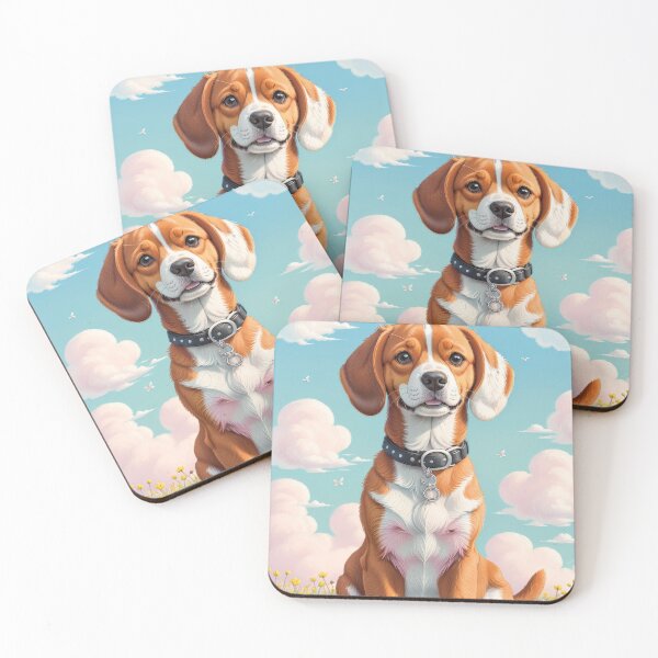 Item preview, Beautiful portrait cute adorable Beagle dog designed and sold by Tio-Tecun.